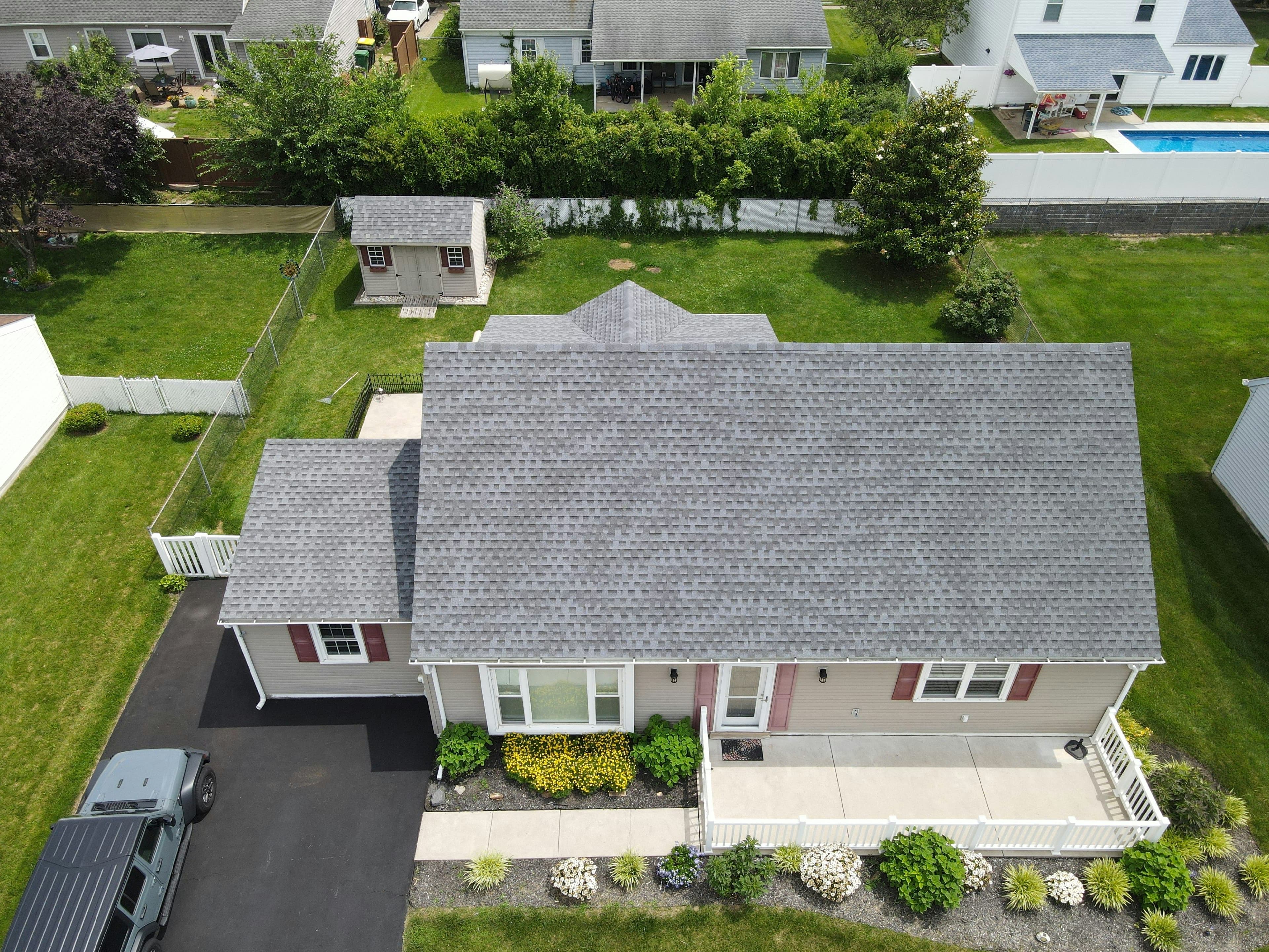 Asphalt shingle installation