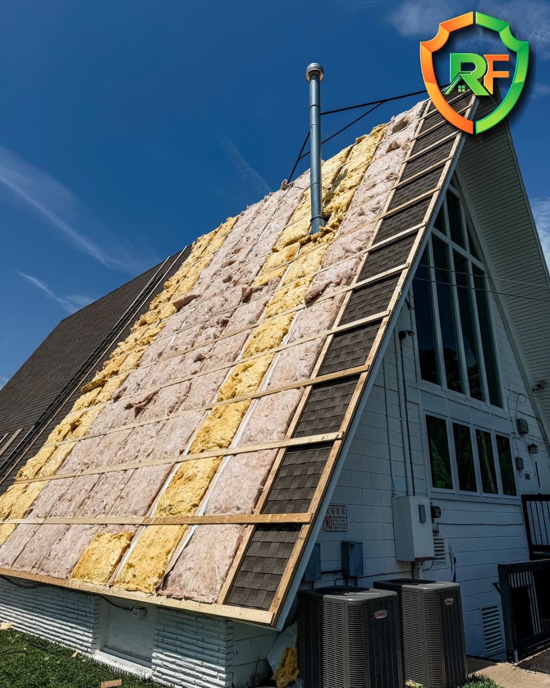 Gallery photos for Metal Roof Installation Underway at Lighthouse Chiropractic in Wichita: Image #1